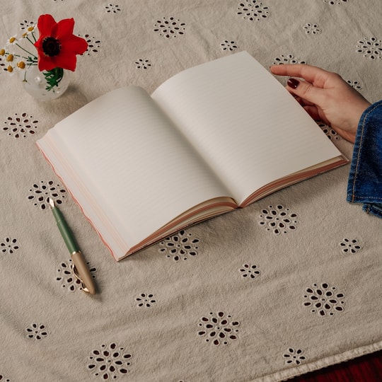 Papier 6" x 8.25" Cherry Wave Softcover Lined Notebook